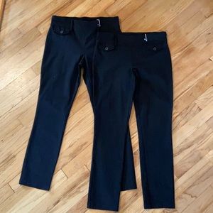JOE B BLACK PANT WITH FAUX POCKETS